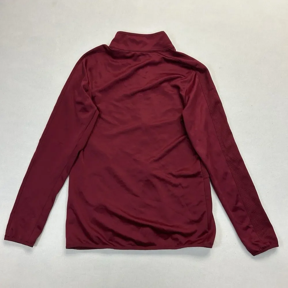 Nike DRI-FIT Athletic Basketball Warm Up Jacket Women's Large Tall Red Full Zip